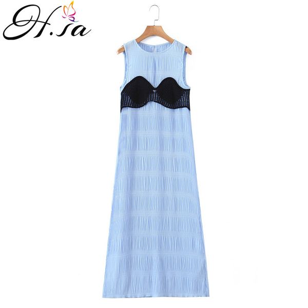 h.sa vestido de mujer women summer dresses sleeveless bow tie patchwork long robe boho drapped blue party dress 210417, Black;gray
h.sa vestido de mujer women summer dresses sleeveless bow tie patchwork long robe boho drapped blue party dress 210417, Black;gray