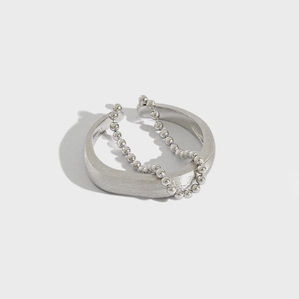 july dream 925 sterling silver gift with shiny bead matte simple rings for women adjustable jewelry fine accessories cluster, Golden;silver
july dream 925 sterling silver gift with shiny bead matte simple rings for women adjustable jewelry fine accessories cluster, Golden;silver