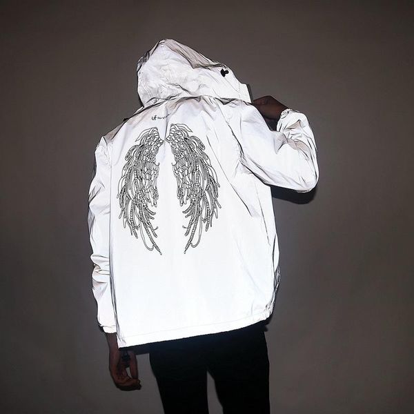 men's jackets autumn men /women windbreaker reflective jacket casual hip hop hooded coat streetwear night shiny harajuku, Black;brown
men's jackets autumn men /women windbreaker reflective jacket casual hip hop hooded coat streetwear night shiny harajuku, Black;brown