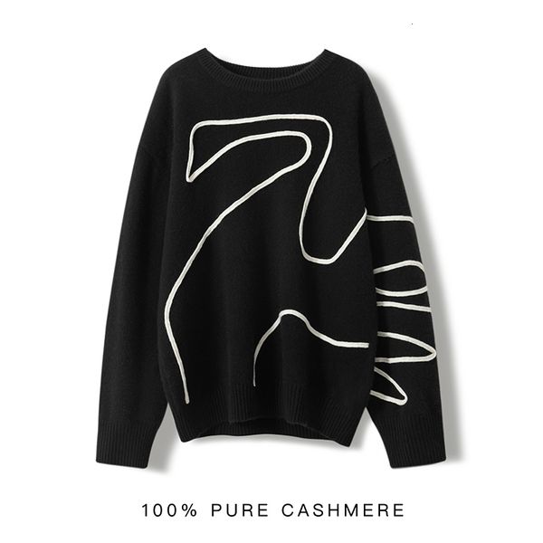 women's sweaters turtleneck doodle sweater 100% pure cashmere pullovers base shirt 8vm0, White;black
women's sweaters turtleneck doodle sweater 100% pure cashmere pullovers base shirt 8vm0, White;black