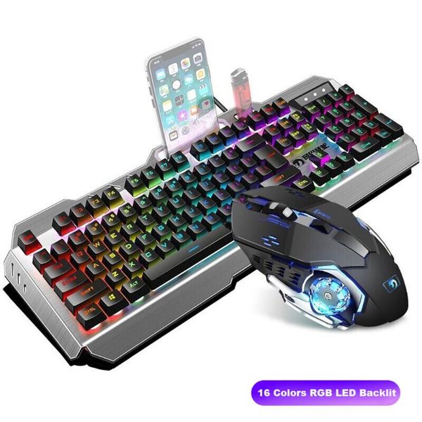 game mechanical keyboard wired usb interface 16 kinds of rgb led backlight ergonomic 104 key + mouse combos
game mechanical keyboard wired usb interface 16 kinds of rgb led backlight ergonomic 104 key + mouse combos