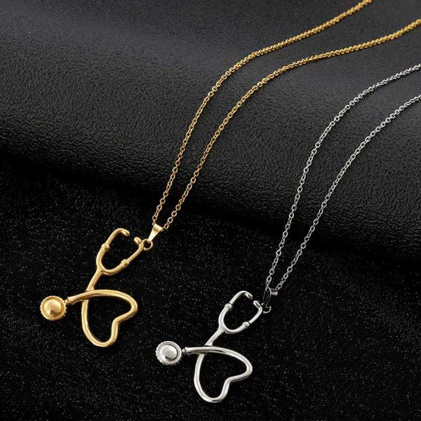 pendant necklaces titanium steel necklace for women stethoscope lariat heart 2021 fashion jewelry, Silver
pendant necklaces titanium steel necklace for women stethoscope lariat heart 2021 fashion jewelry, Silver