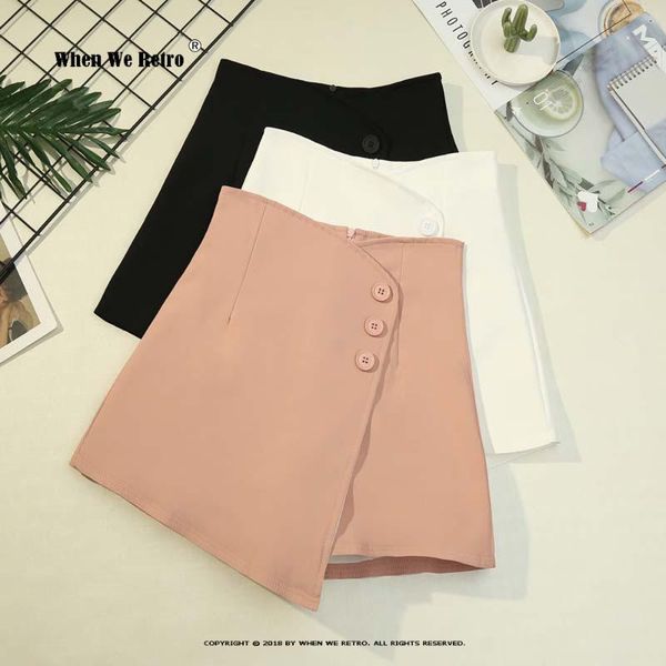 summer women short femme vd1878 korean style irregular harajuku black white pink shorts skirts women's, White;black
summer women short femme vd1878 korean style irregular harajuku black white pink shorts skirts women's, White;black