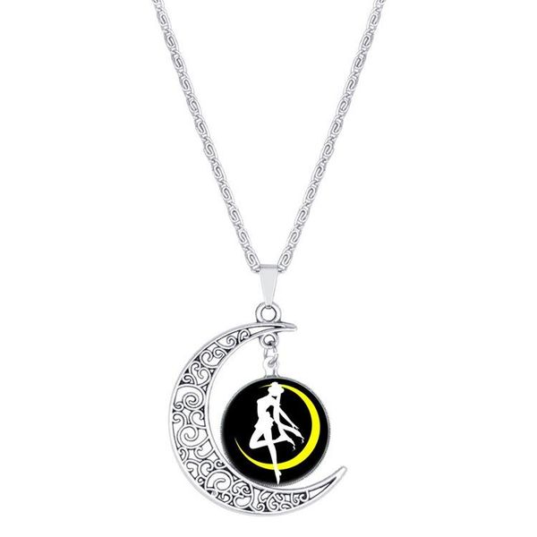 pendant necklaces dance hollow moon love necklace crescent beautiful girl half sailor lucky amulet jewelry, Silver
pendant necklaces dance hollow moon love necklace crescent beautiful girl half sailor lucky amulet jewelry, Silver