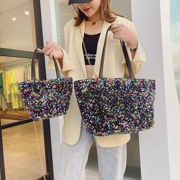 evening bags sequins armpit bag 2021 summer high-quality pu leather handbags lady totes shoulder travel chain bling fashion crossbody 
evening bags sequins armpit bag 2021 summer high-quality pu leather handbags lady totes shoulder travel chain bling fashion crossbody