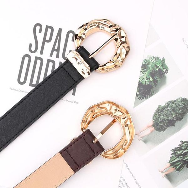 belts women trend pu leather wide belt adjustable big head metal buckle decorative, Black;brown
belts women trend pu leather wide belt adjustable big head metal buckle decorative, Black;brown