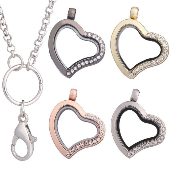pendant necklaces 10pcs/lot half heart sparkling magnetic memory living floating charms locket women wedding gift jewelry, Silver
pendant necklaces 10pcs/lot half heart sparkling magnetic memory living floating charms locket women wedding gift jewelry, Silver