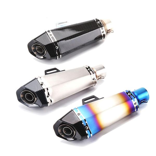 motorcycle exhaust system right and left side inlet 51mm 61mm pipe muffler slip on universal motorbike escape leak db killer
motorcycle exhaust system right and left side inlet 51mm 61mm pipe muffler slip on universal motorbike escape leak db killer