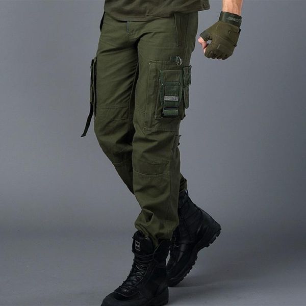men's pants cargo overalls male army clothing tactical military work many pocket combat style men straight trousers, Black
men's pants cargo overalls male army clothing tactical military work many pocket combat style men straight trousers, Black