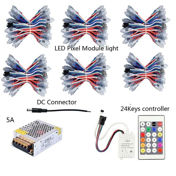 led pixel module lights ic 1903 dc 5v input digital rgb string light ip68 waterproof 50pcs/string5sets modules
led pixel module lights ic 1903 dc 5v input digital rgb string light ip68 waterproof 50pcs/string5sets modules