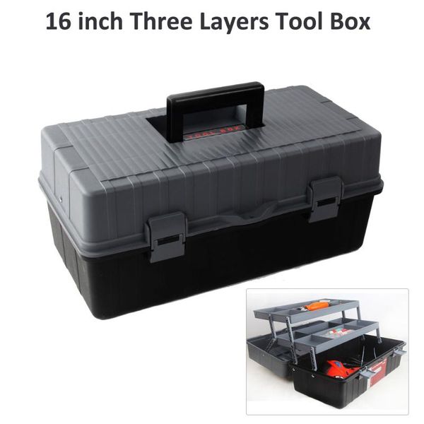 16'' three layers plastic tool box sealed safety equipment toolbox suitcase impact resistant case shockproof storage bags
16'' three layers plastic tool box sealed safety equipment toolbox suitcase impact resistant case shockproof storage bags