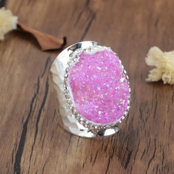 cluster rings silver plated healing rhinestone paved agates druzy band ring handmade rainbow ab titanium drusy women jab965, Golden;silver
cluster rings silver plated healing rhinestone paved agates druzy band ring handmade rainbow ab titanium drusy women jab965, Golden;silver