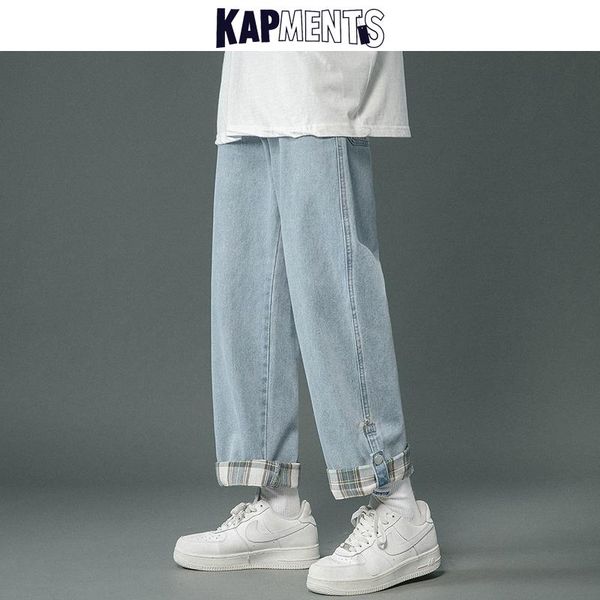 men's jeans kapments men solid vintage harajuku pants 2021 mens streetwear hip hop baggy denim trousers man causal korean jogger, Blue
men's jeans kapments men solid vintage harajuku pants 2021 mens streetwear hip hop baggy denim trousers man causal korean jogger, Blue
