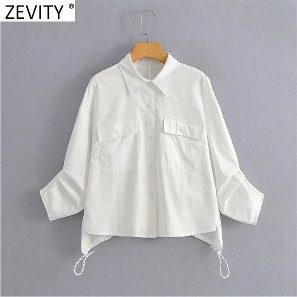 women fashion double pockets patch white smock blouse female casual loose kimono shirts chic blusas ls7681 210420
women fashion double pockets patch white smock blouse female casual loose kimono shirts chic blusas ls7681 210420
