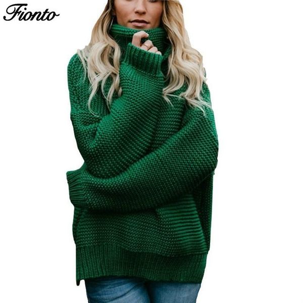 women's sweaters fionto autumn winter women knitted turtleneck sweater casual -neck jumper fashion femme elasticity loose pullovers ca2, White;black
women's sweaters fionto autumn winter women knitted turtleneck sweater casual -neck jumper fashion femme elasticity loose pullovers ca2, White;black