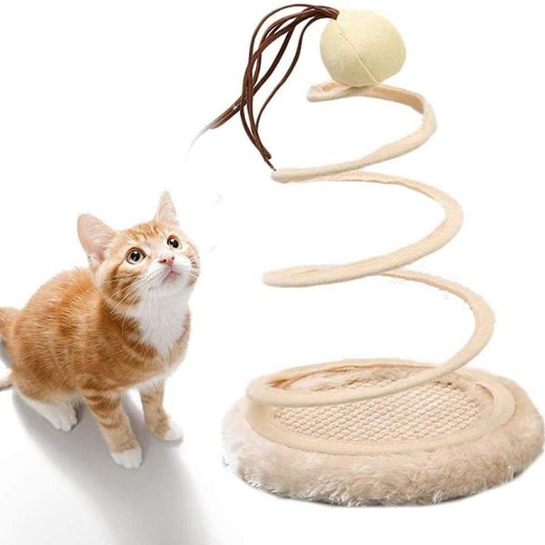 interactive scratch cat toys with ball,cat plush toy spiral spring plate and funny ball,rotating for indoor
interactive scratch cat toys with ball,cat plush toy spiral spring plate and funny ball,rotating for indoor