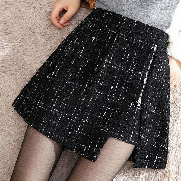 skirts winter wool knitted women black high waist zipper mini a-line female clothing quality
skirts winter wool knitted women black high waist zipper mini a-line female clothing quality