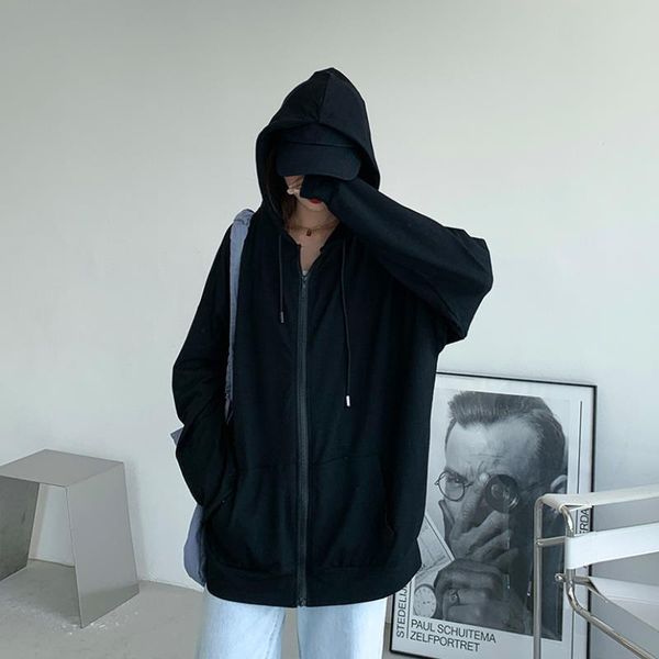 women's jackets hoodies jacket 2021 women plus size coats harajuku streetwear oversized zip up sweatshirt clothing korean style long sl, Black;brown
women's jackets hoodies jacket 2021 women plus size coats harajuku streetwear oversized zip up sweatshirt clothing korean style long sl, Black;brown