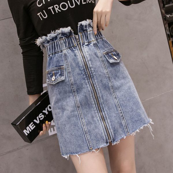 skirts irregular elastic waistband denim women's skirts spring sweet a-line short blue harajuku jean zzni, Black
skirts irregular elastic waistband denim women's skirts spring sweet a-line short blue harajuku jean zzni, Black
