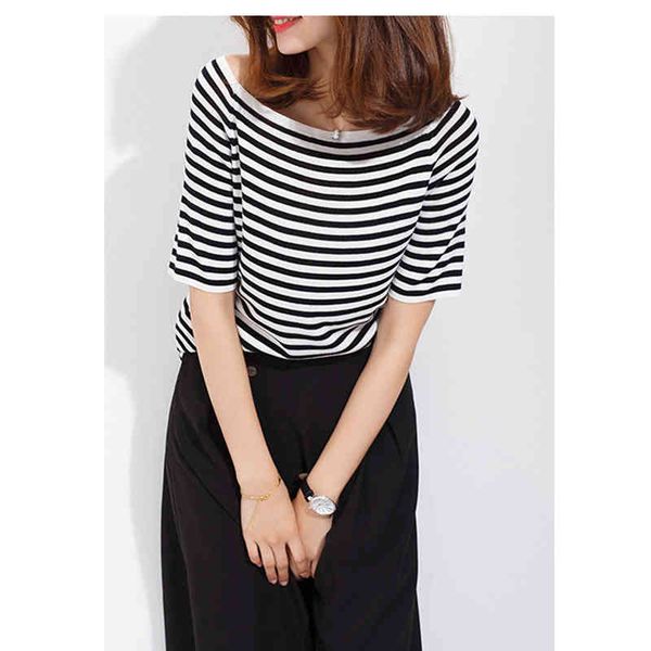 sweaters s stripe woman clothes pullover women summer short sleeve black white, White;black
sweaters s stripe woman clothes pullover women summer short sleeve black white, White;black