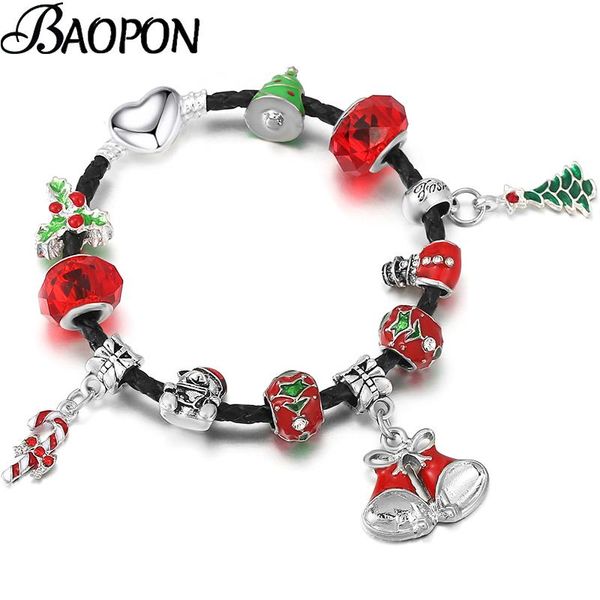 charm bracelets christmas tree & scepter pendant bracelet for women with leather chain glass beads boy girl men xmas jewelry gift, Golden;silver
charm bracelets christmas tree & scepter pendant bracelet for women with leather chain glass beads boy girl men xmas jewelry gift, Golden;silver