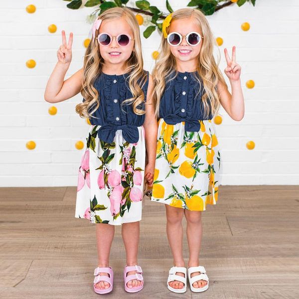 girl's dresses denim patchwor baby dress summer for toddler girls sleeveless lemon peach print bottons splice 6m-4t, Red;yellow
girl's dresses denim patchwor baby dress summer for toddler girls sleeveless lemon peach print bottons splice 6m-4t, Red;yellow