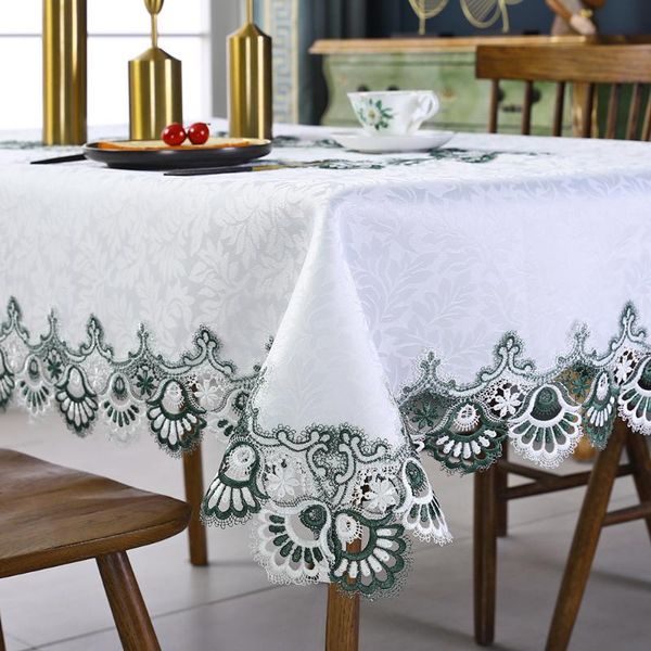 table cloth white lace embroidery decorative luxury cover home decor embroidered satin tablecloth 150x220cm
table cloth white lace embroidery decorative luxury cover home decor embroidered satin tablecloth 150x220cm