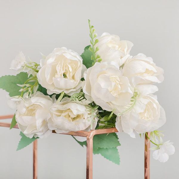 decorative flowers & wreaths 1 bunch artificial silk fake ornaments lifelike roses table
decorative flowers & wreaths 1 bunch artificial silk fake ornaments lifelike roses table