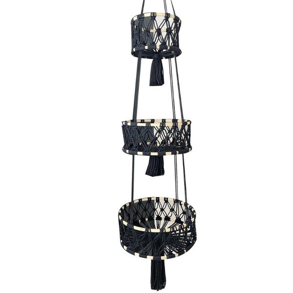 storage baskets boho 3 tier hanging fruit basket woven macrame tassel plant holder organizer
storage baskets boho 3 tier hanging fruit basket woven macrame tassel plant holder organizer