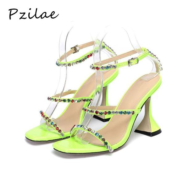 dress shoes pzilae summer for women 2021 crystal ankle strap sandals open toe high heels rhinestone ladies party club size 35-42, Black
dress shoes pzilae summer for women 2021 crystal ankle strap sandals open toe high heels rhinestone ladies party club size 35-42, Black
