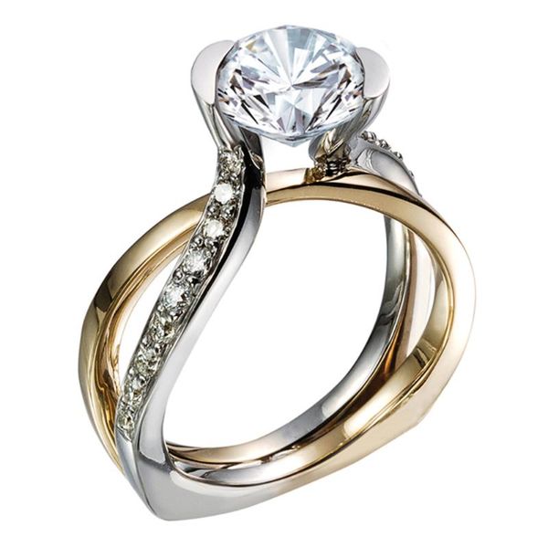 wedding rings jk classic women ceremony party brilliant cubic zircon stylish two tone band gorgeous bridal marriage jewelry, Slivery;golden
wedding rings jk classic women ceremony party brilliant cubic zircon stylish two tone band gorgeous bridal marriage jewelry, Slivery;golden