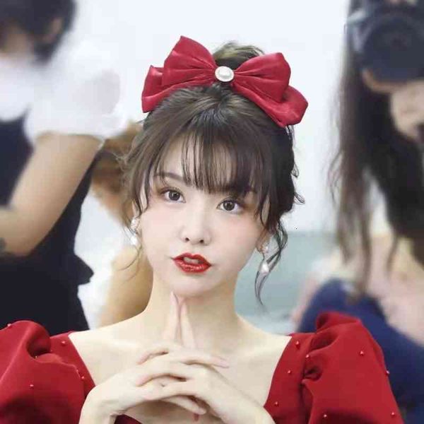 hair accessories bride's headdress wine red large double-layer bow pin sweet diamond forest ornament toast dress wedding clip, Golden;white
hair accessories bride's headdress wine red large double-layer bow pin sweet diamond forest ornament toast dress wedding clip, Golden;white