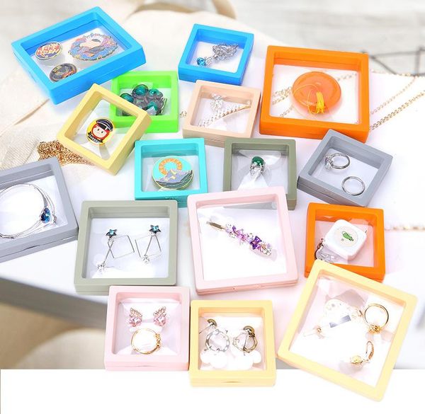 jewelry pouches, bags colorful pe film brooch gem storage box dustproof exhibit decoration suspended floating ring earrings display rack cas, Pink;blue
jewelry pouches, bags colorful pe film brooch gem storage box dustproof exhibit decoration suspended floating ring earrings display rack cas, Pink;blue