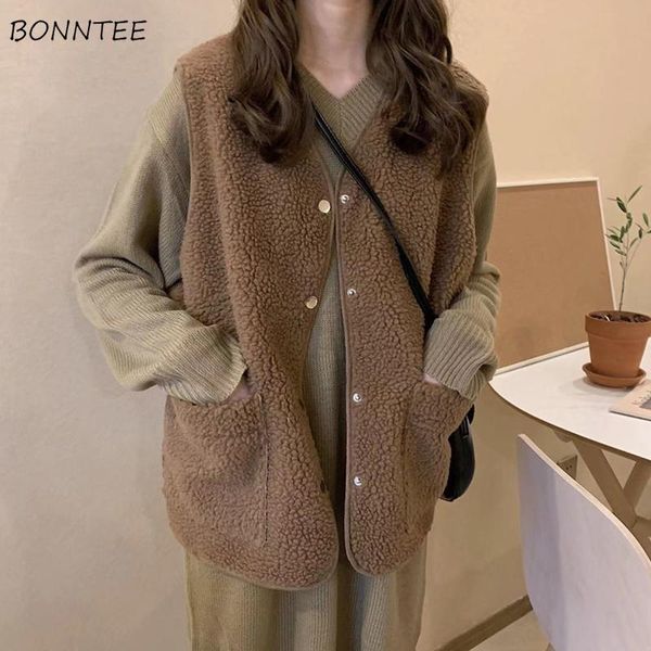 women's vests waistcoats women 2021 trendy winter sleeveless korean solid womens leisure single breasted elegant warm female loose, Black;white
women's vests waistcoats women 2021 trendy winter sleeveless korean solid womens leisure single breasted elegant warm female loose, Black;white
