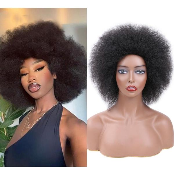 synthetic wigs 6 inch short fluffy afro kinky yaki straight hair wig heat resistant natural african black brown red 99j color
synthetic wigs 6 inch short fluffy afro kinky yaki straight hair wig heat resistant natural african black brown red 99j color