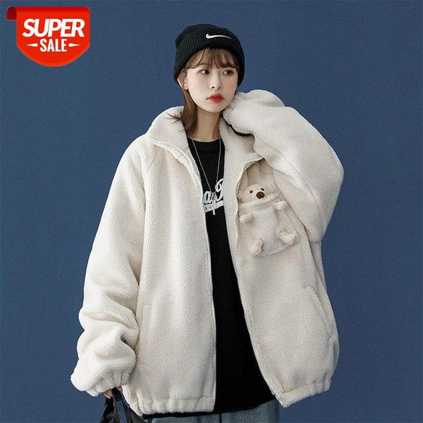 bear lamb wool coat men's fried street cotton thick loose warm bf wind wear pink jacket #nh8m, Black;brown
bear lamb wool coat men's fried street cotton thick loose warm bf wind wear pink jacket #nh8m, Black;brown