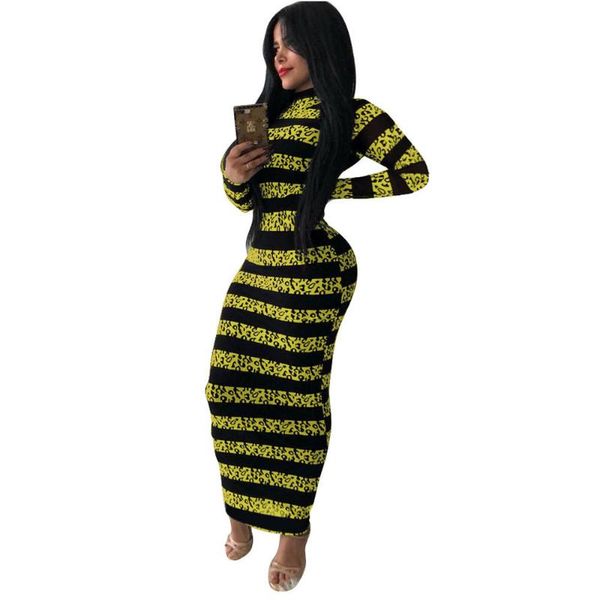 maxi dresses for women striped o-neck long bodycon dress autumn winter sleeve vestidos de fiesta christmas casual, Black;gray
maxi dresses for women striped o-neck long bodycon dress autumn winter sleeve vestidos de fiesta christmas casual, Black;gray