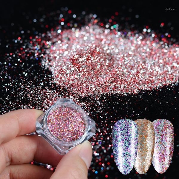 1pc dazzling nail glitter powder colorful sparkly sequin holographic polish gel diy decorations art manicure lybg01-261, Silver;gold
1pc dazzling nail glitter powder colorful sparkly sequin holographic polish gel diy decorations art manicure lybg01-261, Silver;gold