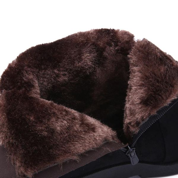boots women's suede short winter platform booties outdoor flock warm shoes plus size female comfort drop footwear, Black
boots women's suede short winter platform booties outdoor flock warm shoes plus size female comfort drop footwear, Black
