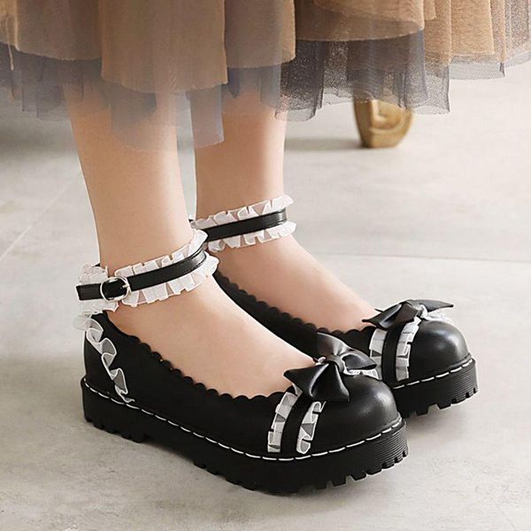 dress shoes coolulu lolita women low heel fashion pumps lace purple bow spring/autumn mary jane size 33-43, Black
dress shoes coolulu lolita women low heel fashion pumps lace purple bow spring/autumn mary jane size 33-43, Black