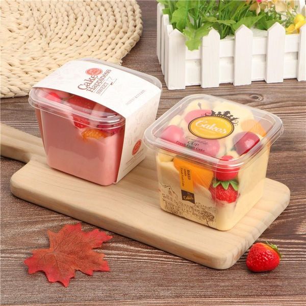 disposable cups & straws 100pcs 400ml cream fruit cake box pet transparent square dessert pudding ice jelly plastic with cover
disposable cups & straws 100pcs 400ml cream fruit cake box pet transparent square dessert pudding ice jelly plastic with cover
