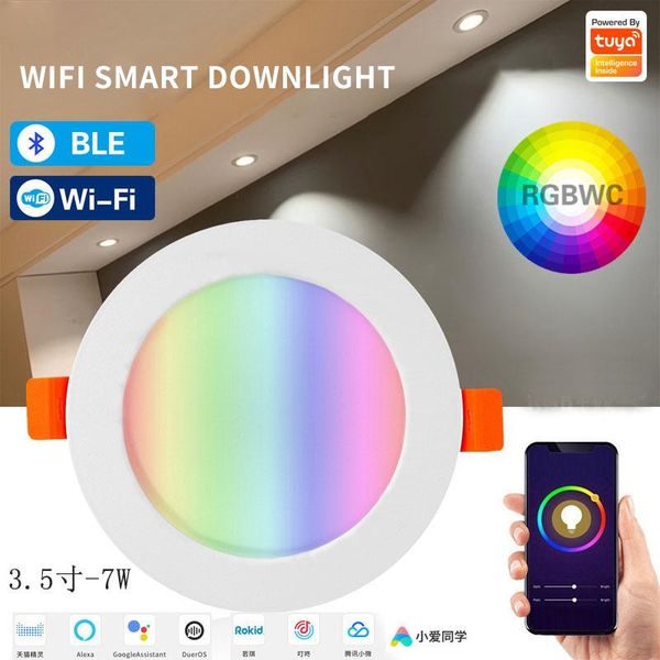 other led lighting downlight wifi smart app dimming round spot light 7w rgb+cw color changing warm cool work with alexa google home
other led lighting downlight wifi smart app dimming round spot light 7w rgb+cw color changing warm cool work with alexa google home