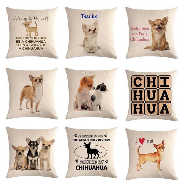 cushion/decorative pillow 45cm*45cm pet dog chihuahua design linen/cotton throw covers couch cushion cover home sofa bed decorative pillows
cushion/decorative pillow 45cm*45cm pet dog chihuahua design linen/cotton throw covers couch cushion cover home sofa bed decorative pillows