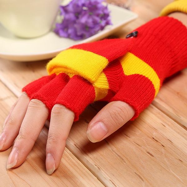 five fingers gloves winter warm wool knitted flip fingerless for women exposed finger thick without mittens glove, Blue;gray
five fingers gloves winter warm wool knitted flip fingerless for women exposed finger thick without mittens glove, Blue;gray