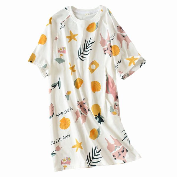 casual dresses spring and summer new ladies nightgowns women comfort cotton dress cute starfish printed sleepdress female knee len, Black;gray
casual dresses spring and summer new ladies nightgowns women comfort cotton dress cute starfish printed sleepdress female knee len, Black;gray