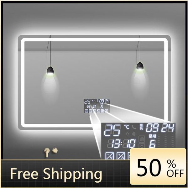 mirrors nordic bathroom mirror with led light rectangle decoration hanging espelhos de banho shaving shower
mirrors nordic bathroom mirror with led light rectangle decoration hanging espelhos de banho shaving shower