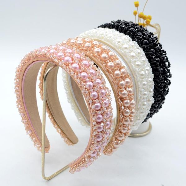 hair accessories 1pcs european and american headwear sponge headband hand-woven baroque beaded pearl for ladies
hair accessories 1pcs european and american headwear sponge headband hand-woven baroque beaded pearl for ladies