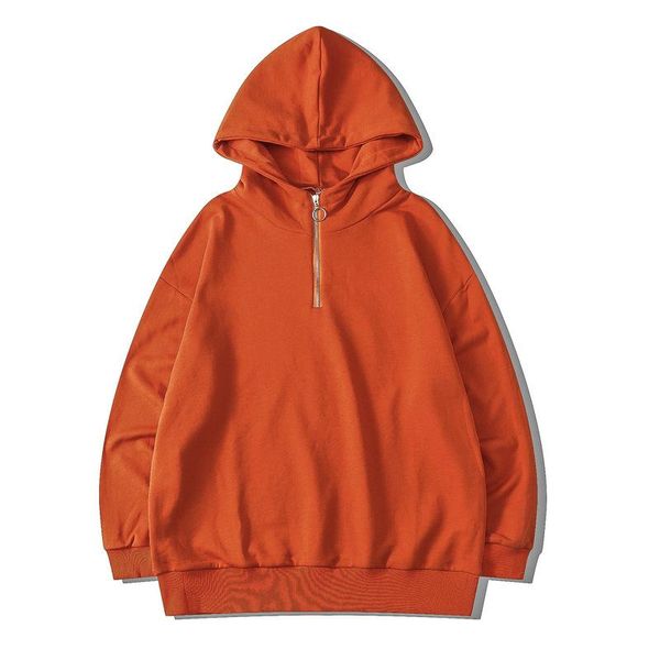 men's hoodies & sweatshirts japan style solid half zipper mens oversized pullover long sleeve orange women hooded sudaderas con capucha, Black
men's hoodies & sweatshirts japan style solid half zipper mens oversized pullover long sleeve orange women hooded sudaderas con capucha, Black