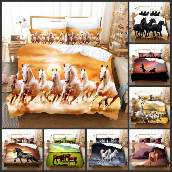 bedding sets 3d bed linen animal black white horse printed kids duvet cover set comforter 2/3pcs king quilt
bedding sets 3d bed linen animal black white horse printed kids duvet cover set comforter 2/3pcs king quilt
