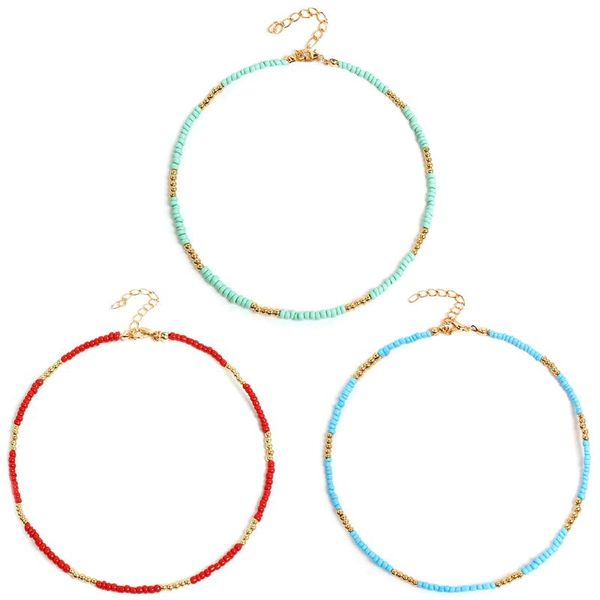 chokers women choker necklace bohemian fashion colorful beaded bead short neck jewelry accessories, Golden;silver
chokers women choker necklace bohemian fashion colorful beaded bead short neck jewelry accessories, Golden;silver
